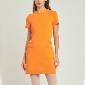 Braided Mini Knit Dress.